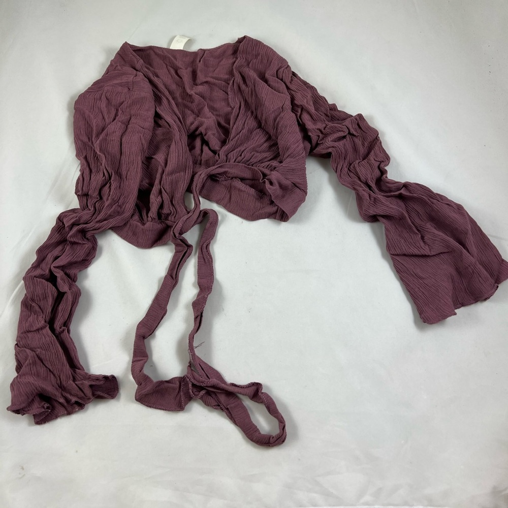 Coco Avante SM maroon light cotton tie up Shaw